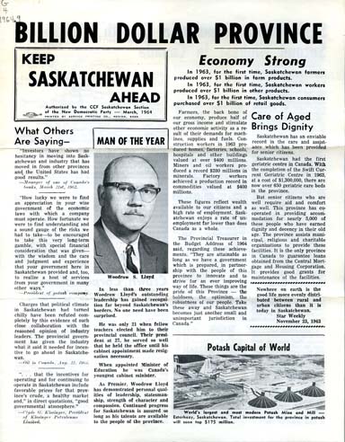 CCF Saskatchewan Section of the NDP Pamphlet Collection