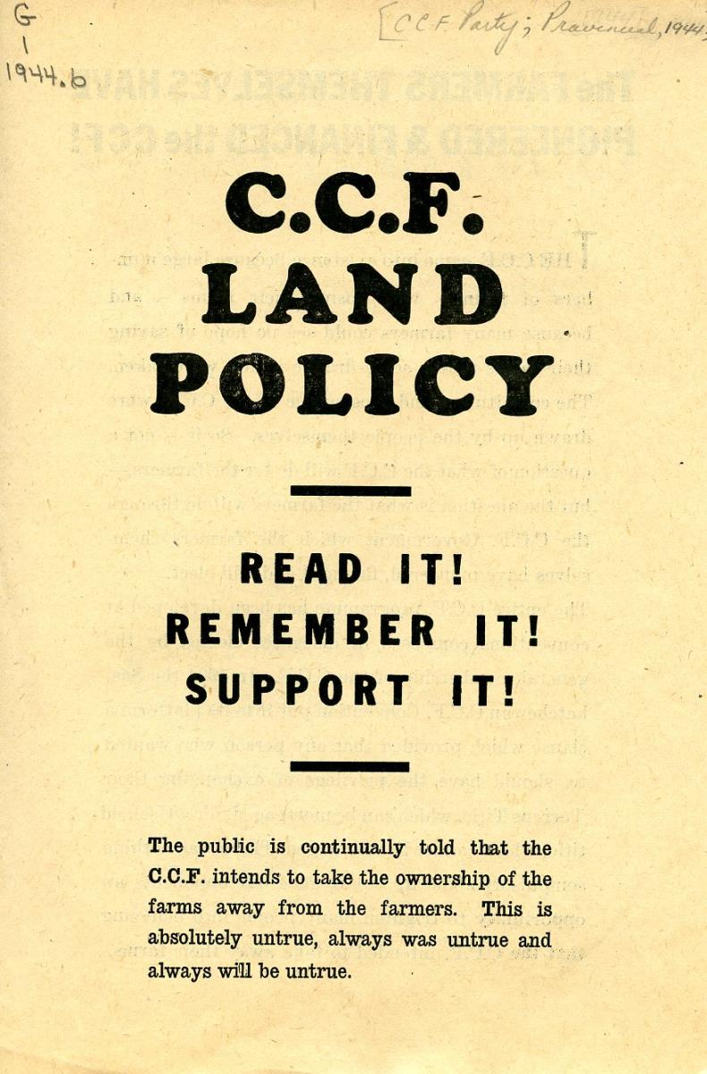'CCF Land Policy'