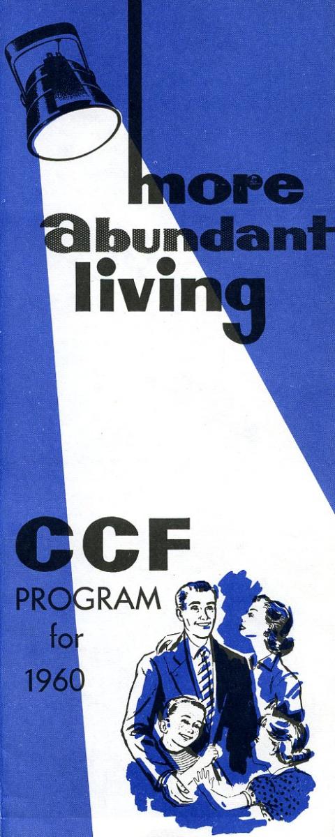 More Abundant Living:  CCF Program for 1960